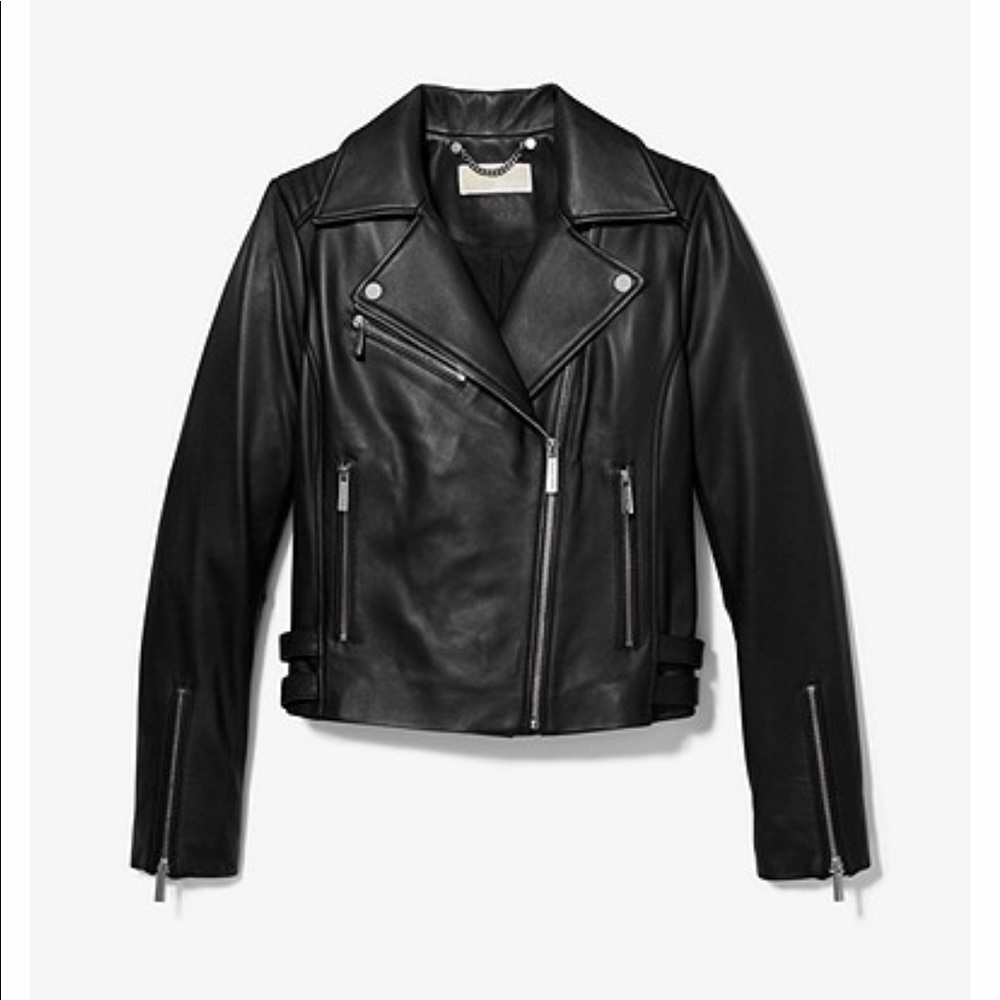 Vintage Micheal Kors Leather Moto Jacket